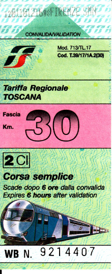 Fahrkarte nach Firenze