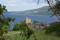 Die Ruinen von Urquhart Castle