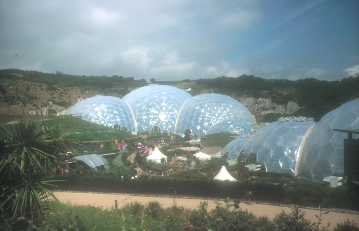 Die Kuppeln vom Eden Project