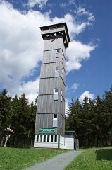 Der Aussichtsturm auf dem Aschberg (der "Otto-Hermann-Böhm-Turm")