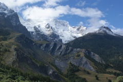 Noch viel Schnee oben in den Alpen