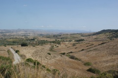 Typische Landschaft im Inneren von Sardinien